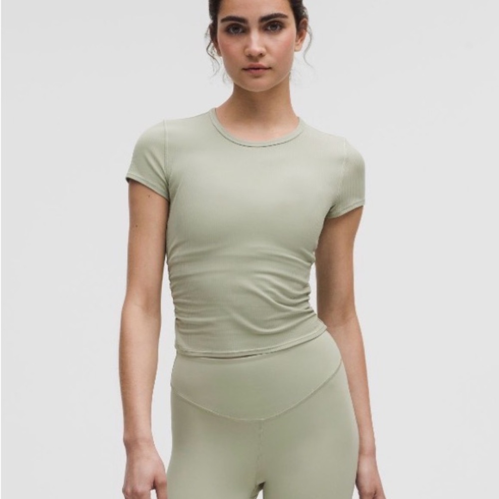 NWT Lululemon All It Takes - Twist Back Ribbed Short Sleeve